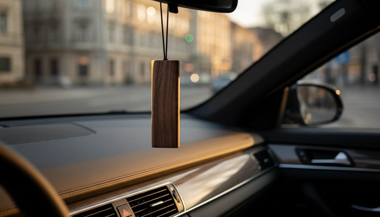 Drveni mirisni privjesak: Spoj elegancije i dugotrajne svježine u vašem automobilu Hero Image